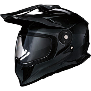 Z1R Range Solid Snow Helmet with Dual-Lens Shield Black