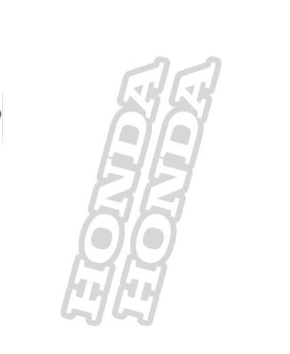 Factory Effex 06-44304 Generic Fork and Swingarm Stickers - Honda - White