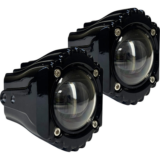 Custom Dynamics SD-FOG-2W Shark Demon High Performance LED Fog Light - Clear
