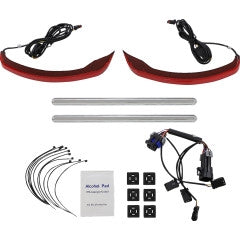 Custom Dynamics CD-IND-SPR-V2-R Low Profile Bagz - Red lens