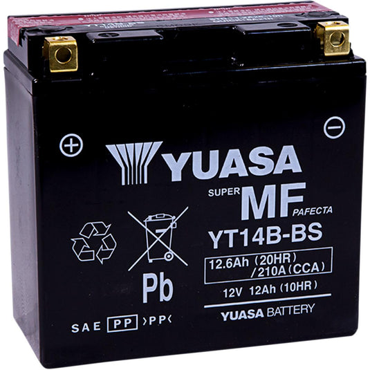 Yuasa YUAM624B4 Maintenance Free Battery - YT14B-BS
