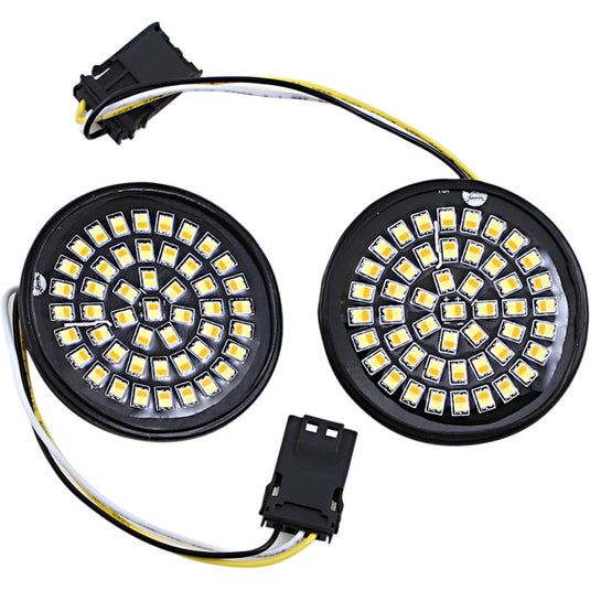 Custom Dynamics GEN-4-AW-JAE Genesis 4 Solid Amber/White LED Front Turn Signal Inserts