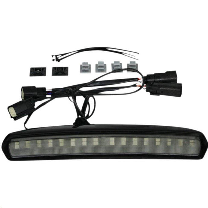 Custom Dynamics CD-TP-LID-BS Tour-Pak Light - Gloss Black With Smoked Lens