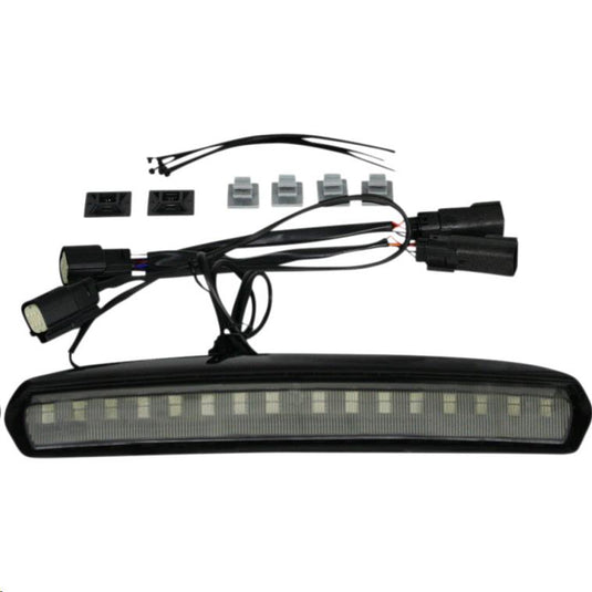 Custom Dynamics CD-TP-LID-BS Tour-Pak Light - Gloss Black With Smoked Lens
