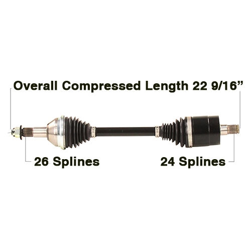 Tytaneum CAN-6091HD Heavy Duty CV Axle