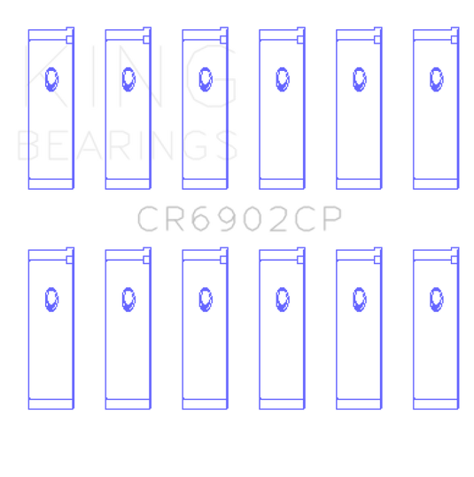 King Engine Bearings CR6902CP0.5 KING Connecting Rod Bearings