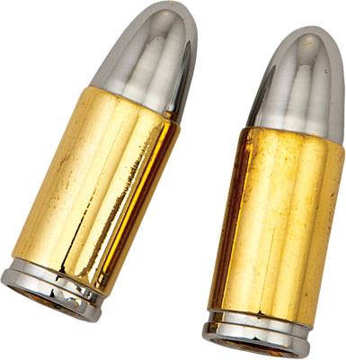 Harddrive W99-6210G Valve Stem Cap - Gold Bullet