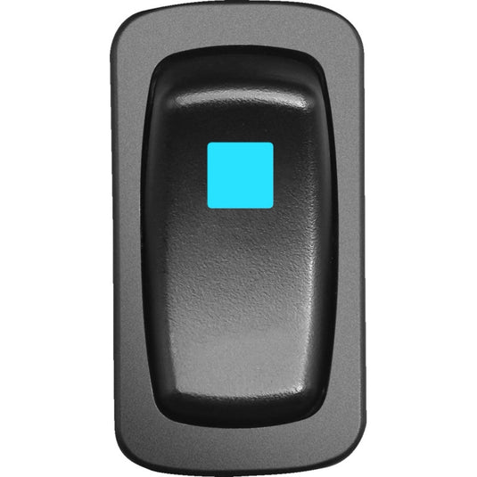 Moose Utility GEN-CAR-B Low Profile Rocker Switch - On/Off - Blue