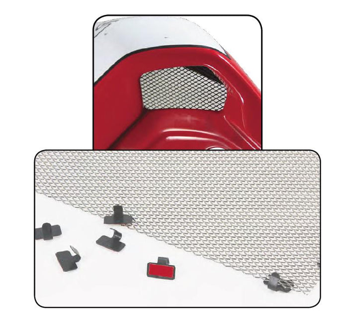Competition Werkes MPH-4261S Aluminum Mesh Sheets - Silver