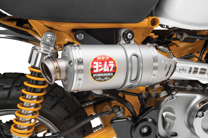 Yoshimura 12130B5500 RS-3 Street Series Works Finish Slip-On - Stainless Steel Muffler