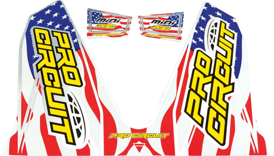 Pro Circuit D22MINI-SS T-6 Exhaust Decal - Mini/Dual