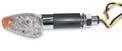 K&S Technologies 25-8940 LED Ultra Mini Stalk Marker Lights - Triangle with Long Stem Black Body