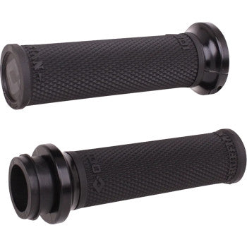 Odi V30ITWB-B Ruffian Lock-On Street Grips (Black/Black)