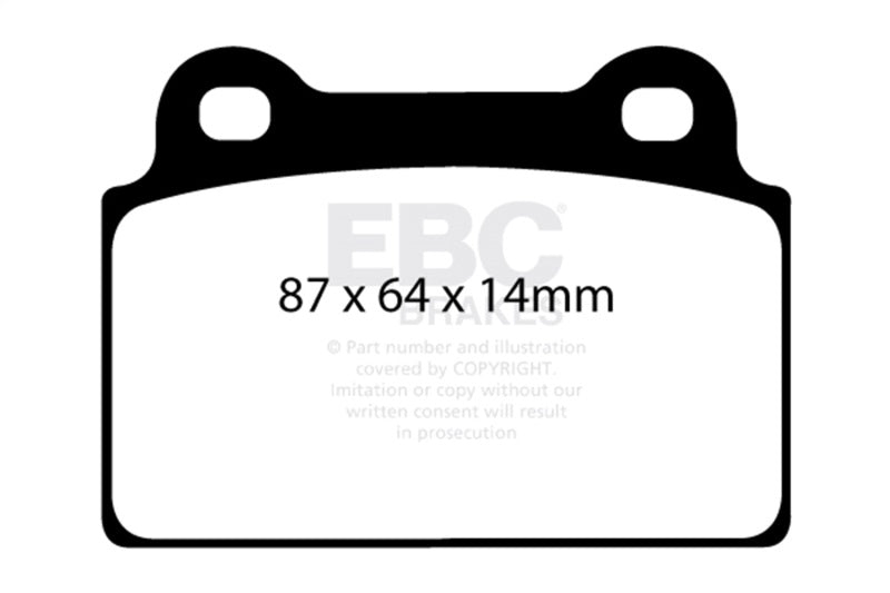 Load image into Gallery viewer, Ebc DP41985R EBC Yellowstuff Brake Pad Sets
