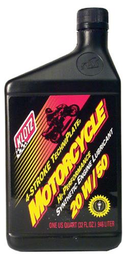 Klotz Oil KL-850 (10) 4-Stroke Motorcycle Racing Synthetic Lubricant - 20W50 - 1qt.
