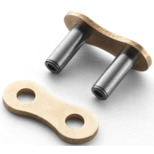 D.I.D ZJ525ZVMX2G Rivet Connecting Link for 525 ZVM-X2 ZJ Series Chain - Press Fit - Gold