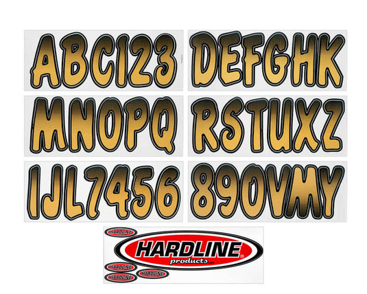 Hardline BRBKG200 HRL Registration Letters