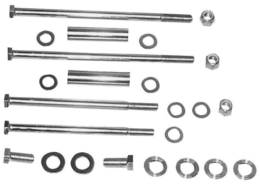 Colony 9798-20 Front Upper and Lower Motor Mount Kit - Chrome