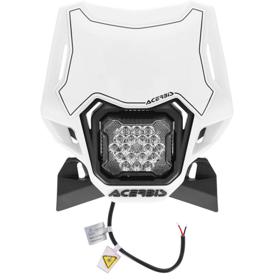 Acerbis 2987941035 VSL Lumen-X Headlight - White/Black