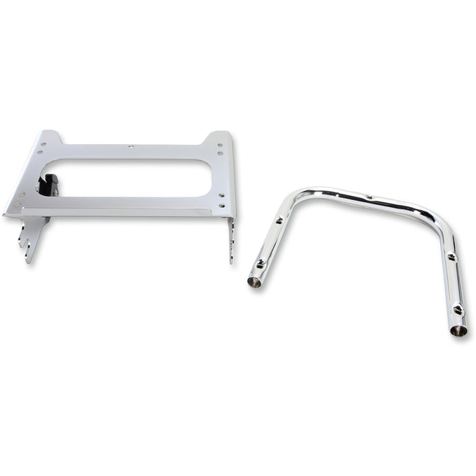 Drag Specialties 1510-0240 Quick-Detach Tour Box Mount - Chrome