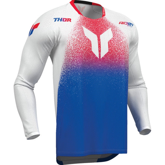 Thor Launchmode Air Darkside Jersey (XXX-Large, White/Blue)