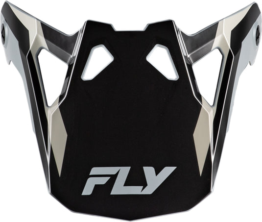 Fly Racing Visor for Fly Formula CP Seal Helmets - Black/Gray/Light Gray - XL-2XL