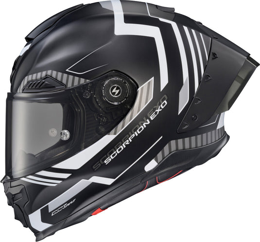 Scorpion Apex Exo-Warp Atarax Helmet (Small, Black/White)