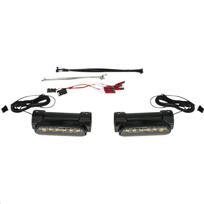 Custom Dynamics CD-CB-AW-UNV-B Engine Guard LED - Gloss Black