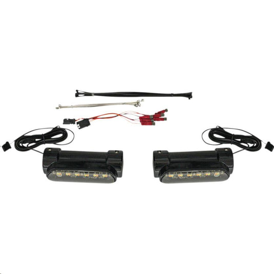 Custom Dynamics CD-CB-AW-UNV-B Engine Guard LED - Gloss Black