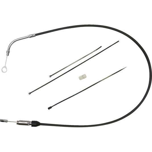 Drag Specialties 0652-2869 Quick Connect Braided Upper Clutch Cable - 43in.