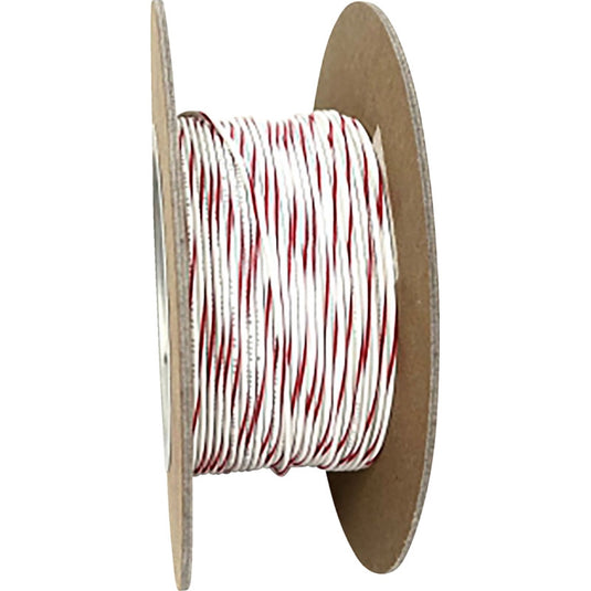 Namz NWR-92-100-20 100-Foot OEM Color Wire Spool - 20 Gauge - White/Red Stripe