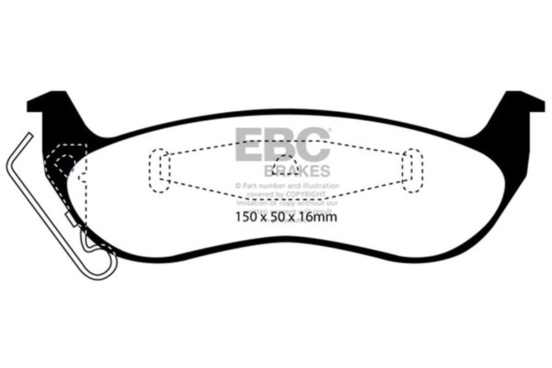 Load image into Gallery viewer, Ebc DP31677C EBC Redstuff Brake Pad Sets
