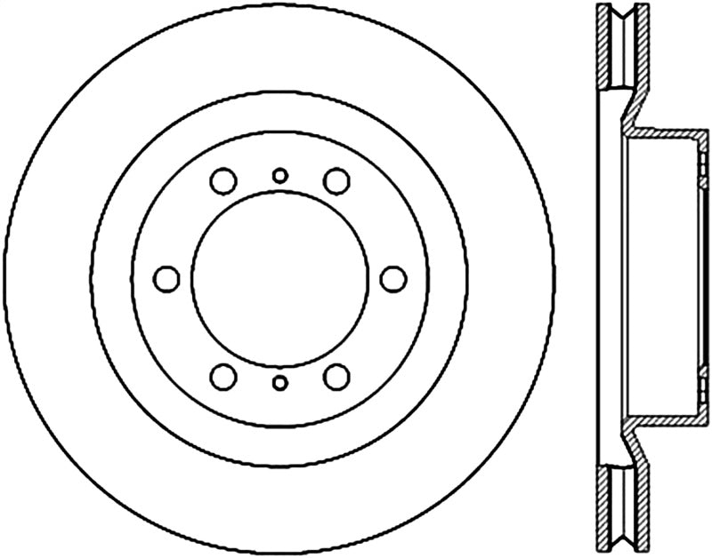 Load image into Gallery viewer, Stoptech 126.44174CSR ST Slotted Sport Brake Rotors
