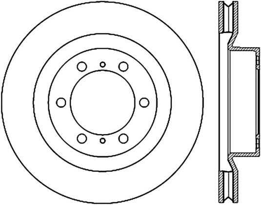 Stoptech 126.44174CSR ST Slotted Sport Brake Rotors