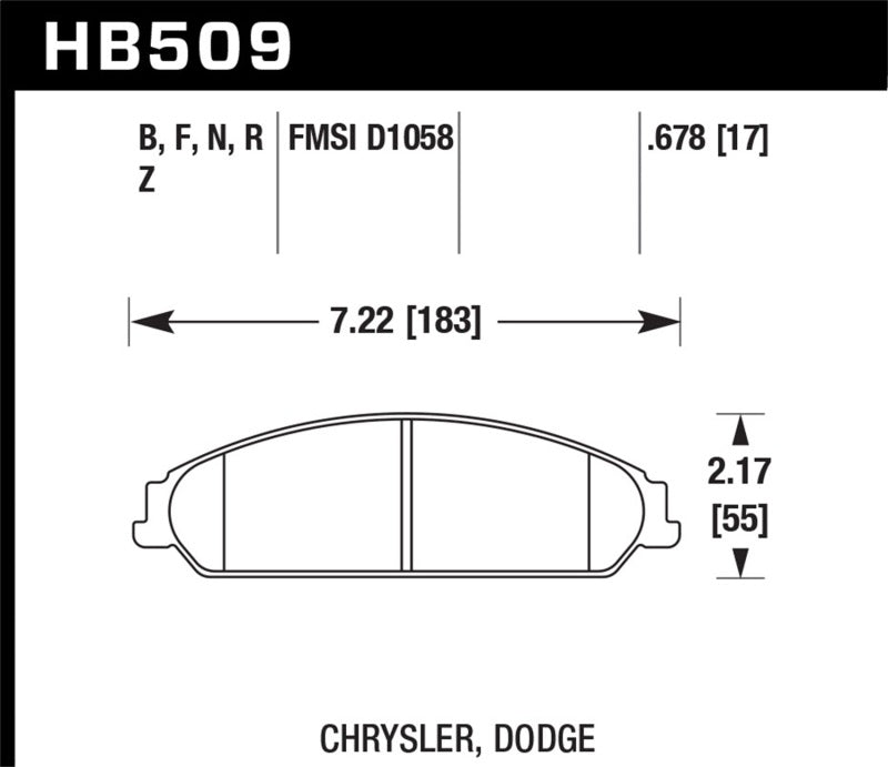 Load image into Gallery viewer, Hawk Performance HB509B.678 HAWK HPS 5.0 Brake Pad Sets
