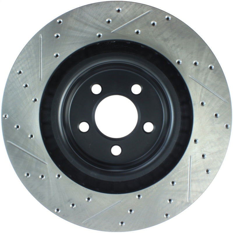 Load image into Gallery viewer, Stoptech 127.63063L ST Slot &amp; Drill Brake Rotors
