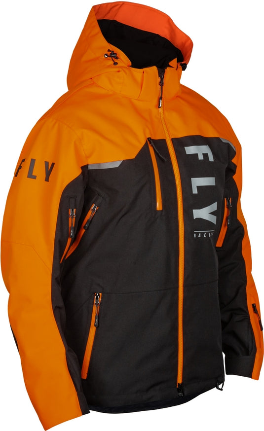 Fly Racing Carbon Jacket (Large, Black/Orange)