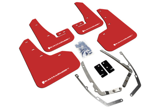 Rally Armor MF37-UR-RD/WH RAL UR Red Flap/Wht Logo