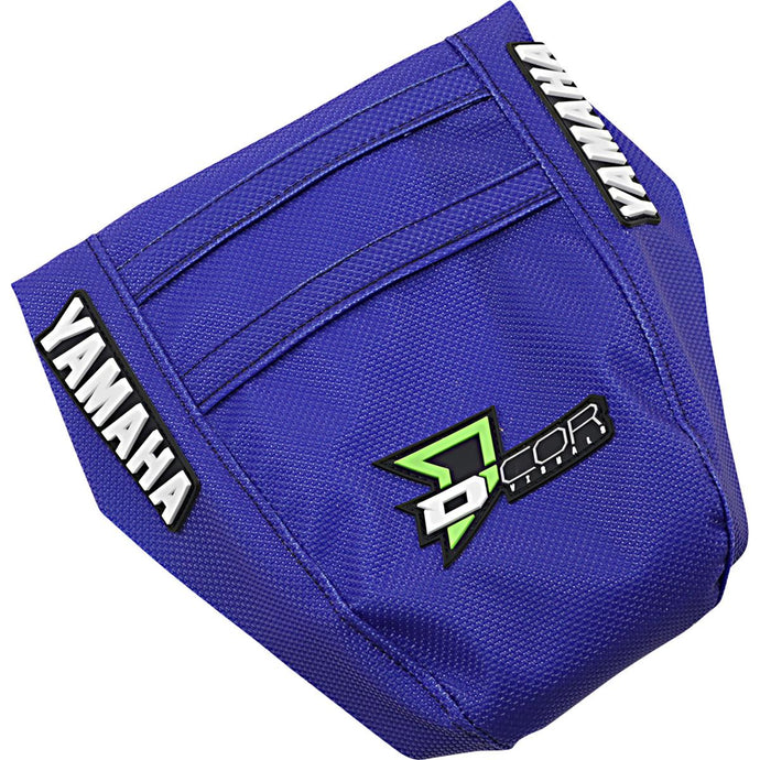 Dcor 30-50-132 Factory Reinforced Seat Cover - Front Black w/ Green Ribs, Rear All Blue (2019 Star Team Replica)