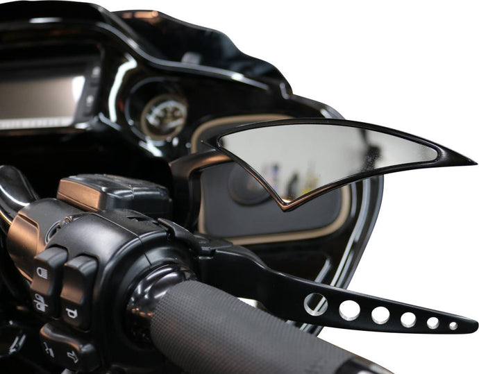 Bagger Nation PMP-B Custom Power Mirrors - Black