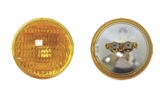 Harddrive 38-524 4.5in. Fluted Sealed Beams - Amber - 12V/50W