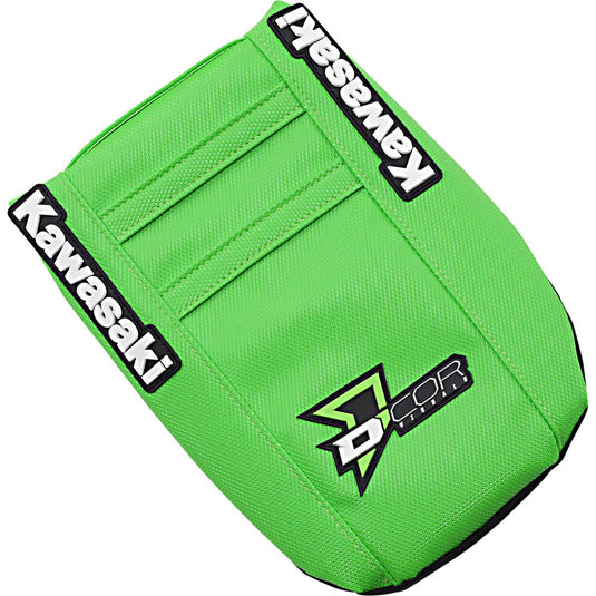 Dcor 30-20-483 Factory Reinforced Seat Cover - Green Sides/Green Top with Green Ribs