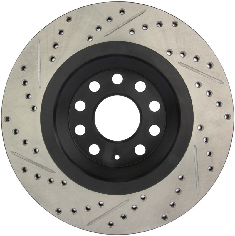 Load image into Gallery viewer, Stoptech 127.33113L ST Slot &amp; Drill Brake Rotors
