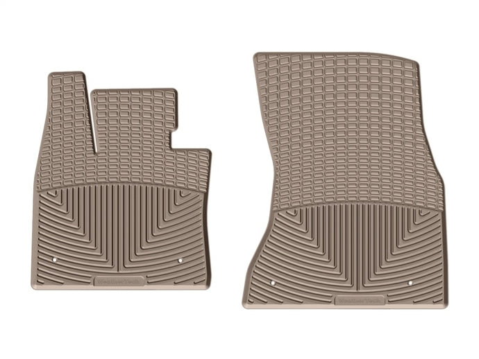 Weathertech W325TN WT Rubber Mats - Front - Tan