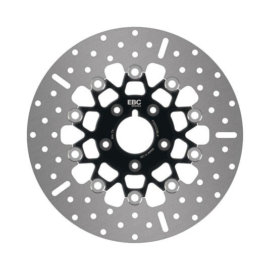 Ebc Powersports FSD022BLK EBC Black Chrome Rotors