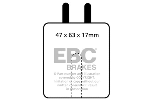 Ebc DP2120 EBC Greenstuff Brake Pad Sets