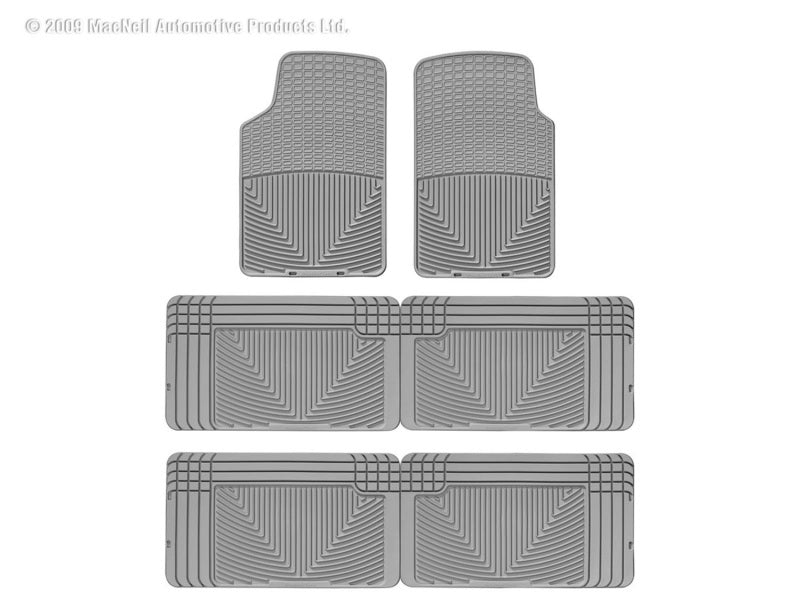 Load image into Gallery viewer, Weathertech W3GR-W25GR-W25GR WT Rubber Mats - Rear - Grey

