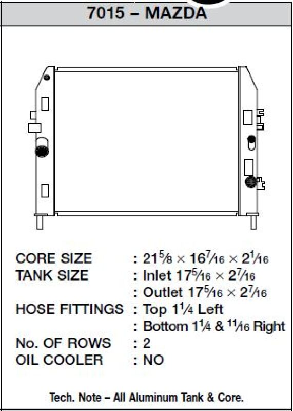 Load image into Gallery viewer, Csf 7015 CSF Radiators - Aluminum
