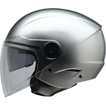 Load image into Gallery viewer, Z1r Scuzzi Solid Helmet (Large, Silver)
