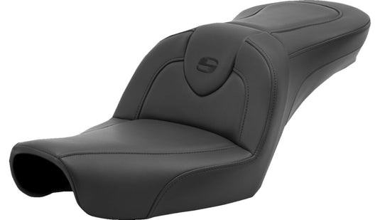 Saddlemen 896-04-187 Roadsofa Seat - without Backrest - Black/Black Stitching
